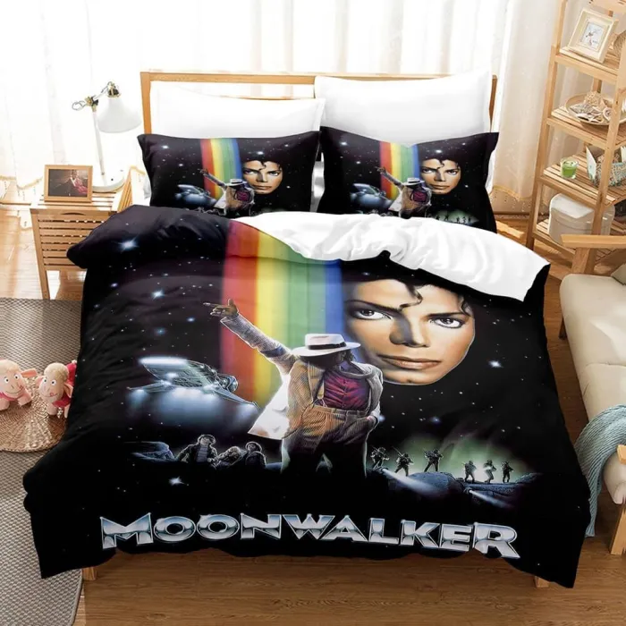 Michael Jackson Cosplay Bedding Sets Duvet Covers Comforter Bed Sheets