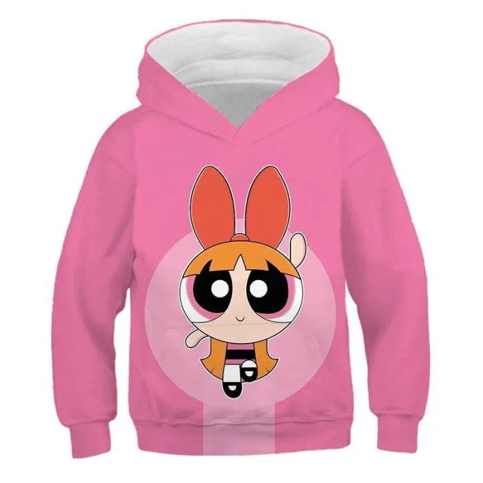 Girl'S Little Sisters Series 3D Cartoon Hooded Sweatshirt Anime Harajuku Fashion Casual Jacket Fashion Sweater  Autumn