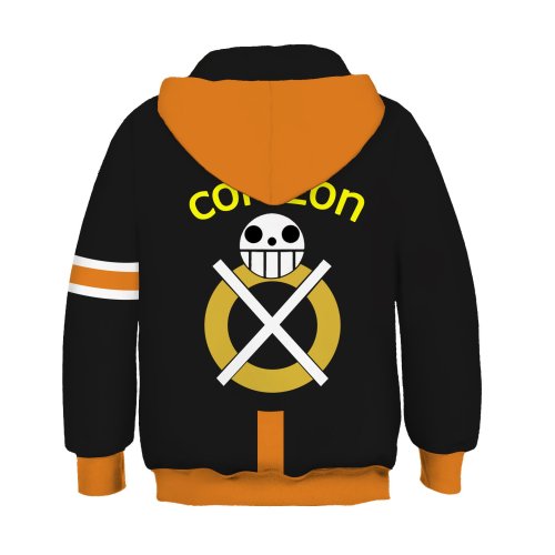 One Piece Anime  Style 9 Cosplay Kids 3D Print Sweatshirts Jacket Hoodies For Children