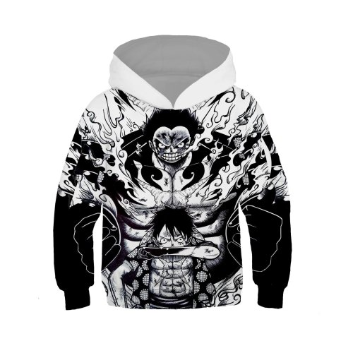 One Piece Anime  Style 3 Cosplay Kids 3D Print Sweatshirts Jacket Hoodies For Children