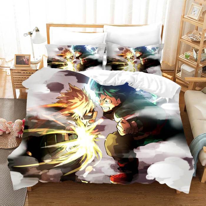 US 44.88 Anime My Hero Academia Bedding Set Duvet Covers Comforter
