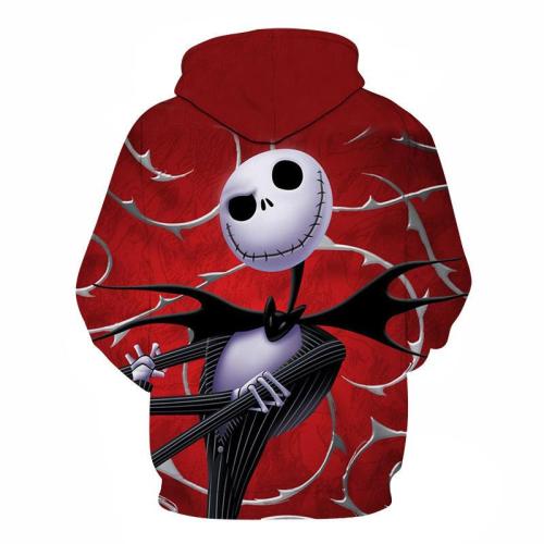The Nightmare Before Christmas Anime Jack Sally 28 Unisex 3D Printed Hoodie Pullover Sweatshirt