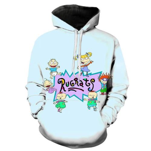 Rugrats In Paris Cartoon Anime Style 4 Cosplay Unisex 3D Printed Hoodie Sweatshirt Pullover