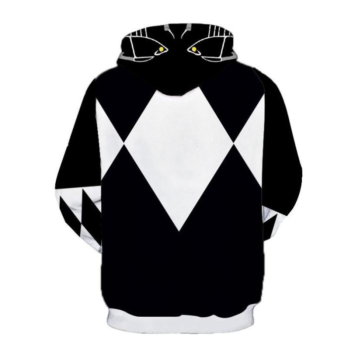 Power Rangers Game Anime Black Cosplay Unisex 3D Printed Hoodie Sweatshirt Pullover