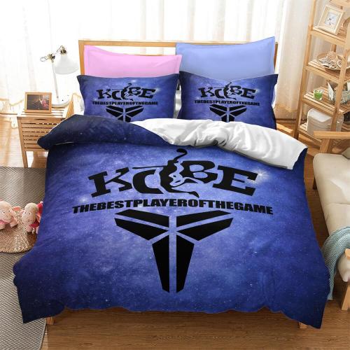 Kobe Bean Bryant Cosplay Bedding Set Duvet Covers Comforter Bed Sheets