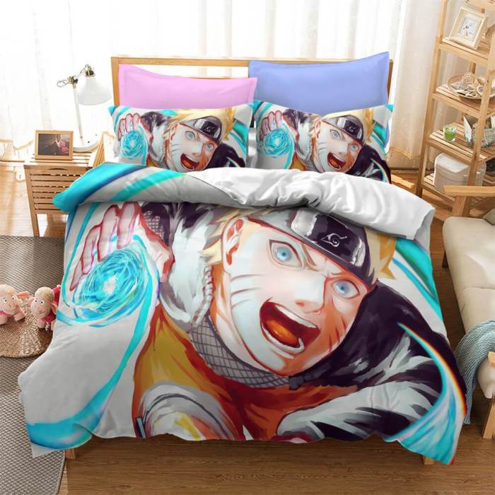 Naruto Shippuden Ultimate Ninja Storm 4 Cos Duvet Covers Bedding Set
