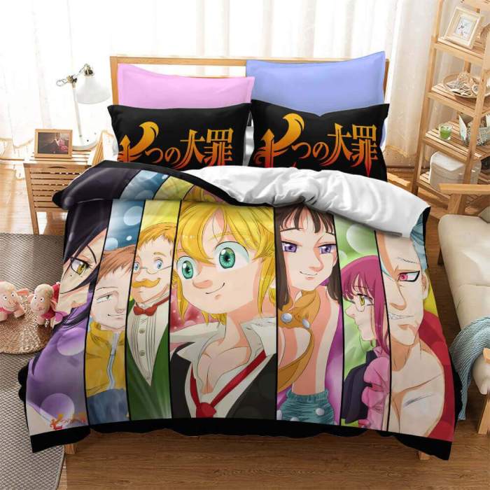 Classic Cartoon Animation Bedding Set Duvet Cover Comforter Bed Sheets