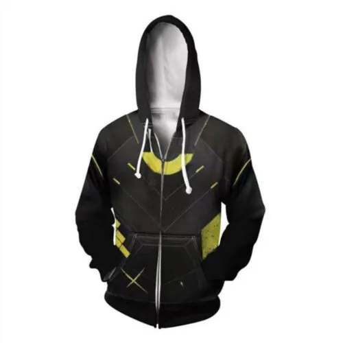 Loki Laufeyson Odinson God Of Evil Lies Movie Black Cosplay Unisex 3D Printed Hoodie Sweatshirt Jacket With Zipper