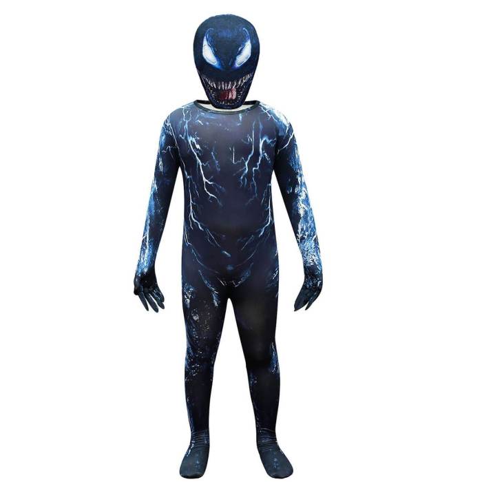 Kids Venom 2 Let There Be Carnage Jumpsuit Halloween Cosplay Costume