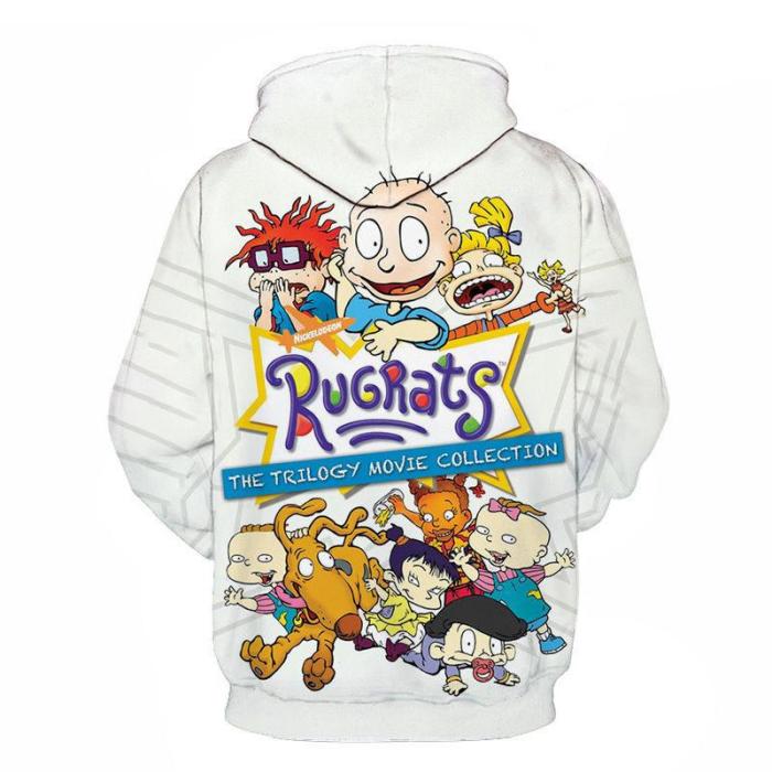 Rugrats In Paris Cartoon Anime Style 5 Cosplay Unisex 3D Printed Hoodie Sweatshirt Pullover