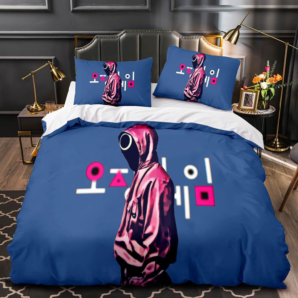 US$ 29.99 - Squid Game Cosplay Bedding Sets Duvet Covers Comforter Bed ...