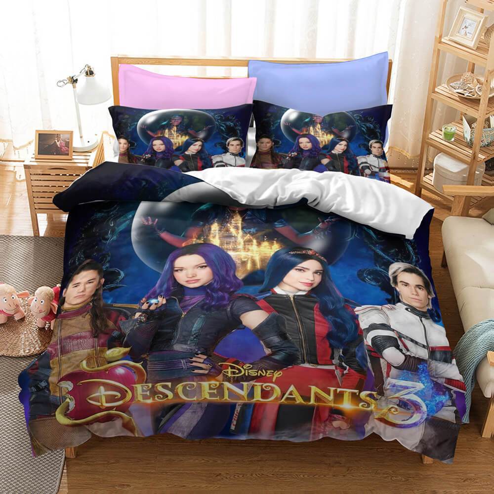 US 44.88 Descendants Cosplay Bedding Sets Duvet Covers Comforter Bed