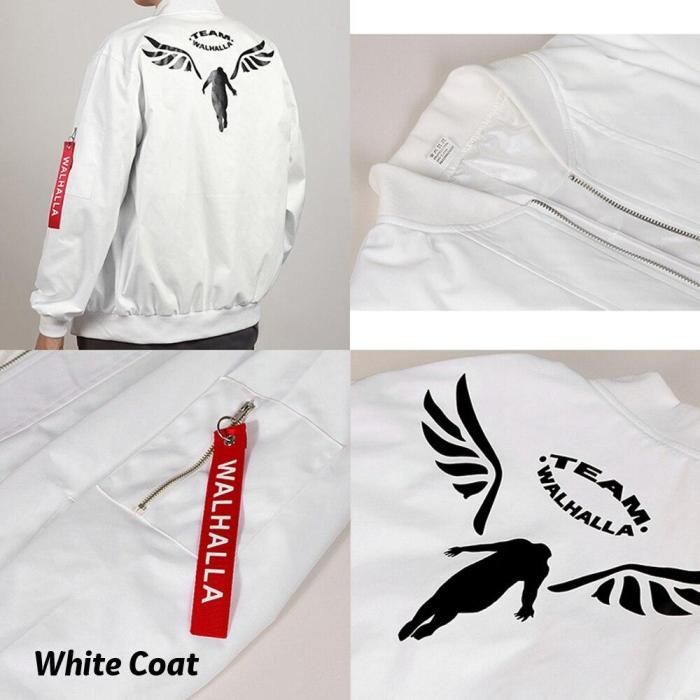 Kazutora Hanemiya Cosplay Tokyo Revengers Costumes White Coat Valhalla Uniform Baseball Coat Mikey Draken Halloween