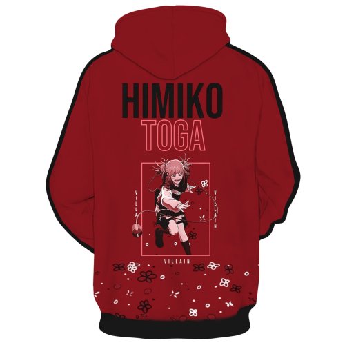 Arrival My Hero Academy Anime Cross My Body Himiko Toga Cosplay Unisex 3D Printed Hoodie Sweatshirt Pullover