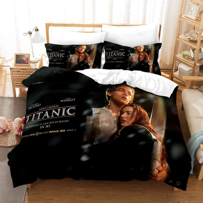 Titanic Jack And Rose Bedding Set Duvet Covers Comforter Bed Sheets