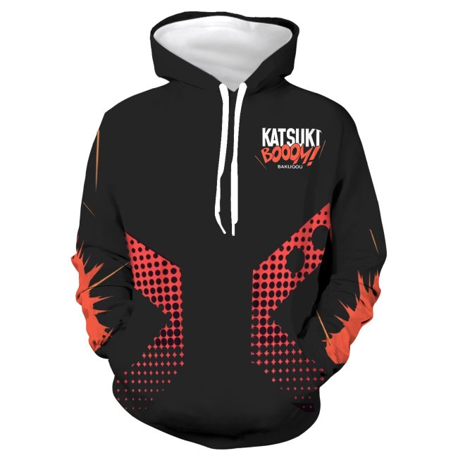 Arrival My Hero Academy Anime Katsuki Booom Bakugou Cosplay Unisex 3D Printed Hoodie Sweatshirt Pullover