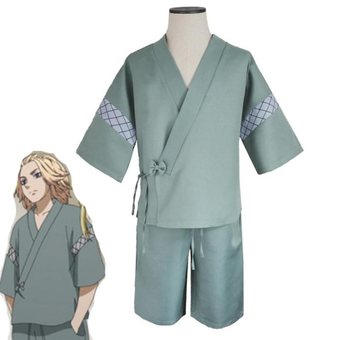 Anime Tokyo Revengers Sano Manjiro Cosplay Costume Unisex Tokyo Manji Gang Mikey Jacket Cloak Pants