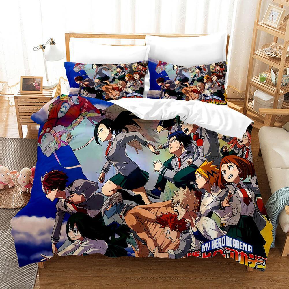 US 29.99 Anime My Hero Academia Bedding Set Duvet Covers Comforter