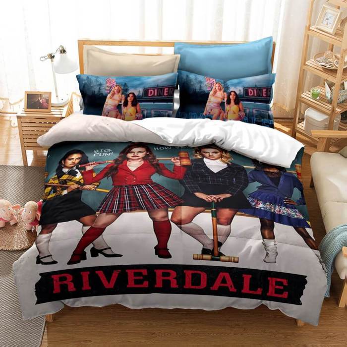 Riverdale Tv Cosplay Bedding Set Duvet Covers Comforter Bed Sheets