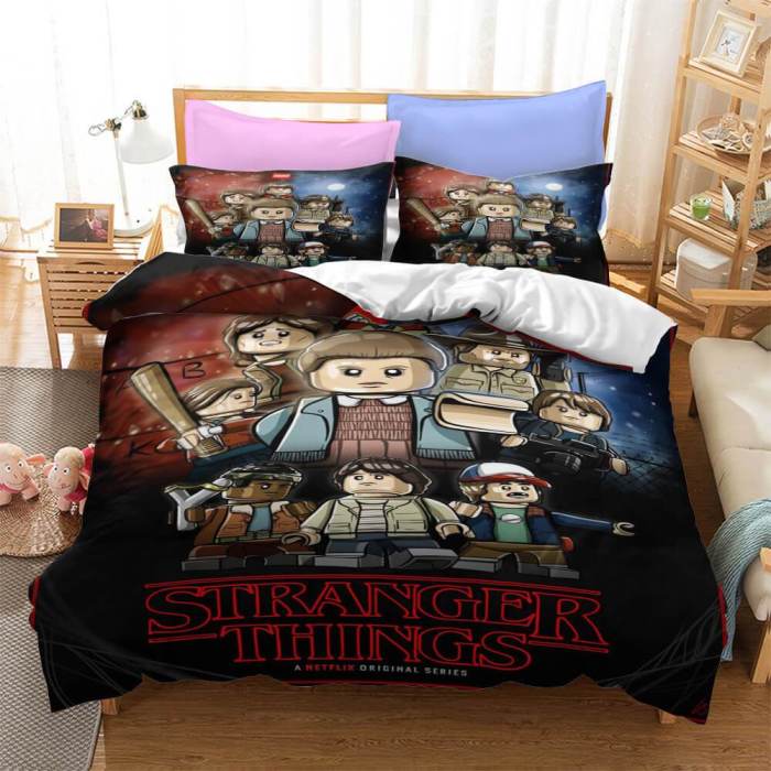 Stranger Things Cosplay Bedding Sets Duvet Covers Comforter Bed Sheets