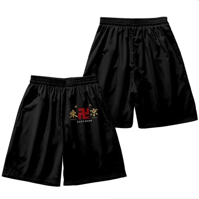 Anime Tokyo Revengers Tokyo Manji Gang Tee Short Sleeve Hoodies Shorts Manjiro Sano Cosplay