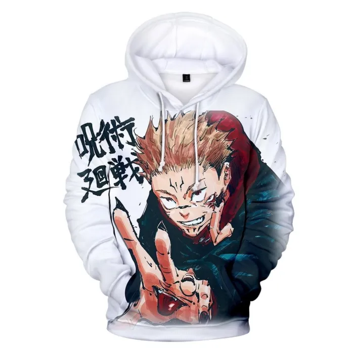 Jujutsu Kaisen Anime 3D Print Sweatshirt Hoodie Pullover Coat For Adult