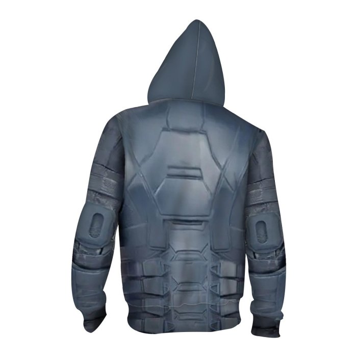 The Suicide Squad Movie Blood Sport Cosplay Unisex 3D Printed Hoodie Sweatshirt Jacket With Zipper