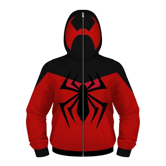 The Avengers Movie Boys Face Covered Space Suit Cosplay Kids Sweatshirts Jacket Hoodies With Zipper For Children