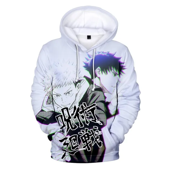 Jujutsu Kaisen Anime 3D Print Sweatshirt Hoodie Pullover Coat For Adult