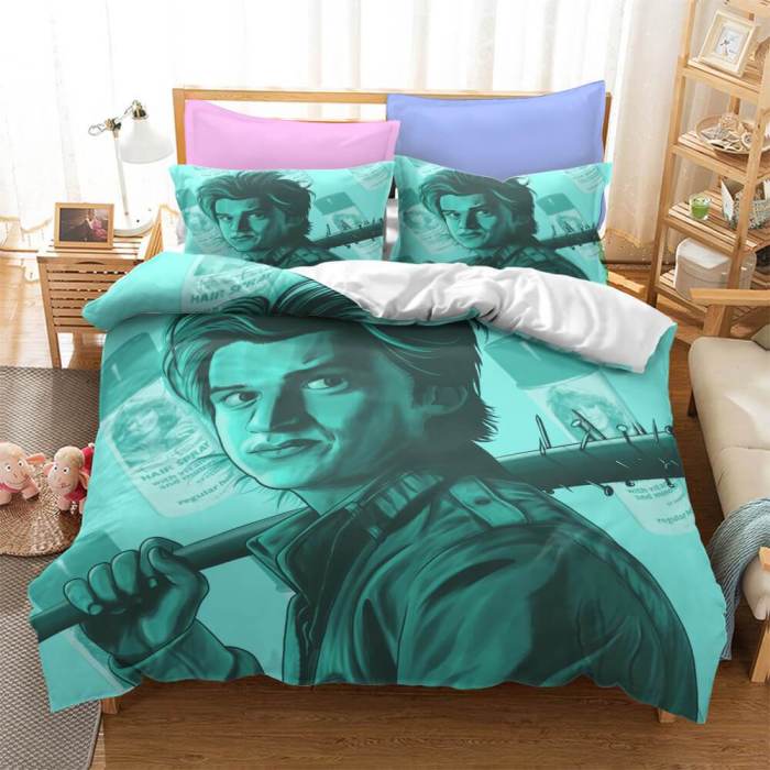 Stranger Things 2 Cosplay Bedding Set Duvet Cover Comforter Bed Sheets