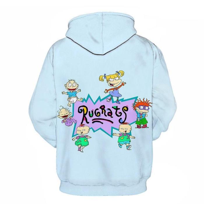 Rugrats In Paris Cartoon Anime Style 4 Cosplay Unisex 3D Printed Hoodie Sweatshirt Pullover