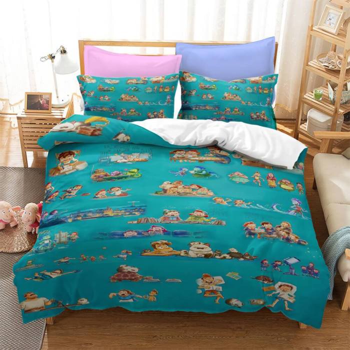 Cartoon Animation Cosplay Bedding Set Duvet Cover Comforter Bed Sheets