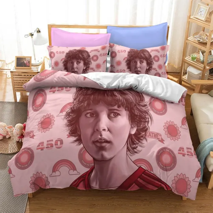 Stranger Things 2 Cosplay Bedding Set Duvet Cover Comforter Bed Sheets