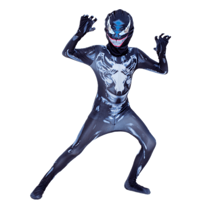 Boys Venom 2 Let There Be Carnage Jumpsuit Halloween Cosplay Costume