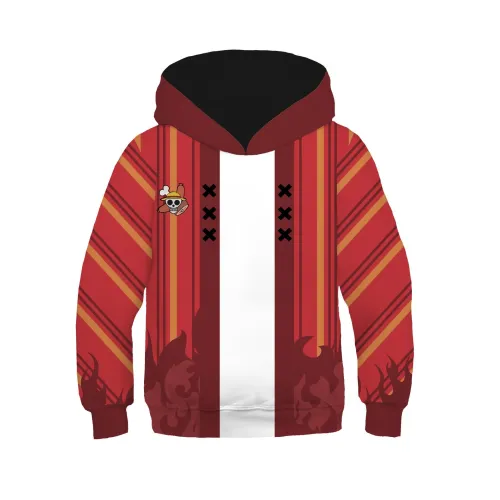 One Piece Anime  Style 6 Cosplay Kids 3D Print Sweatshirts Jacket Hoodies For Children
