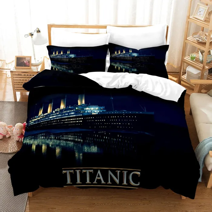 Titanic Jack And Rose Bedding Set Duvet Covers Comforter Bed Sheets