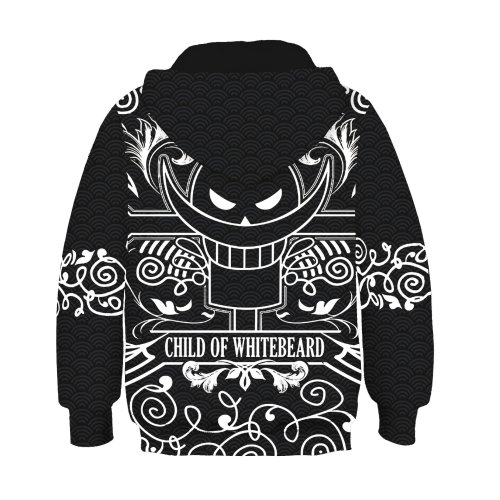 One Piece Anime  Style 4 Cosplay Kids 3D Print Sweatshirts Jacket Hoodies For Children