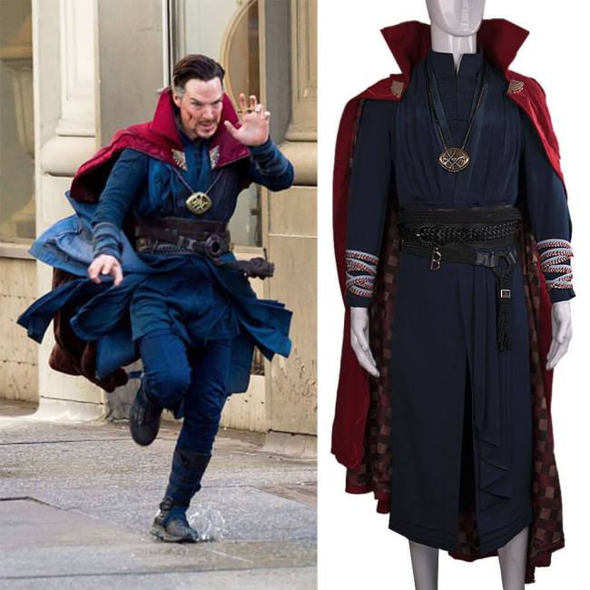 Doctor Strange Cosplay Stephen Strange Costume Halloween Party Outfit