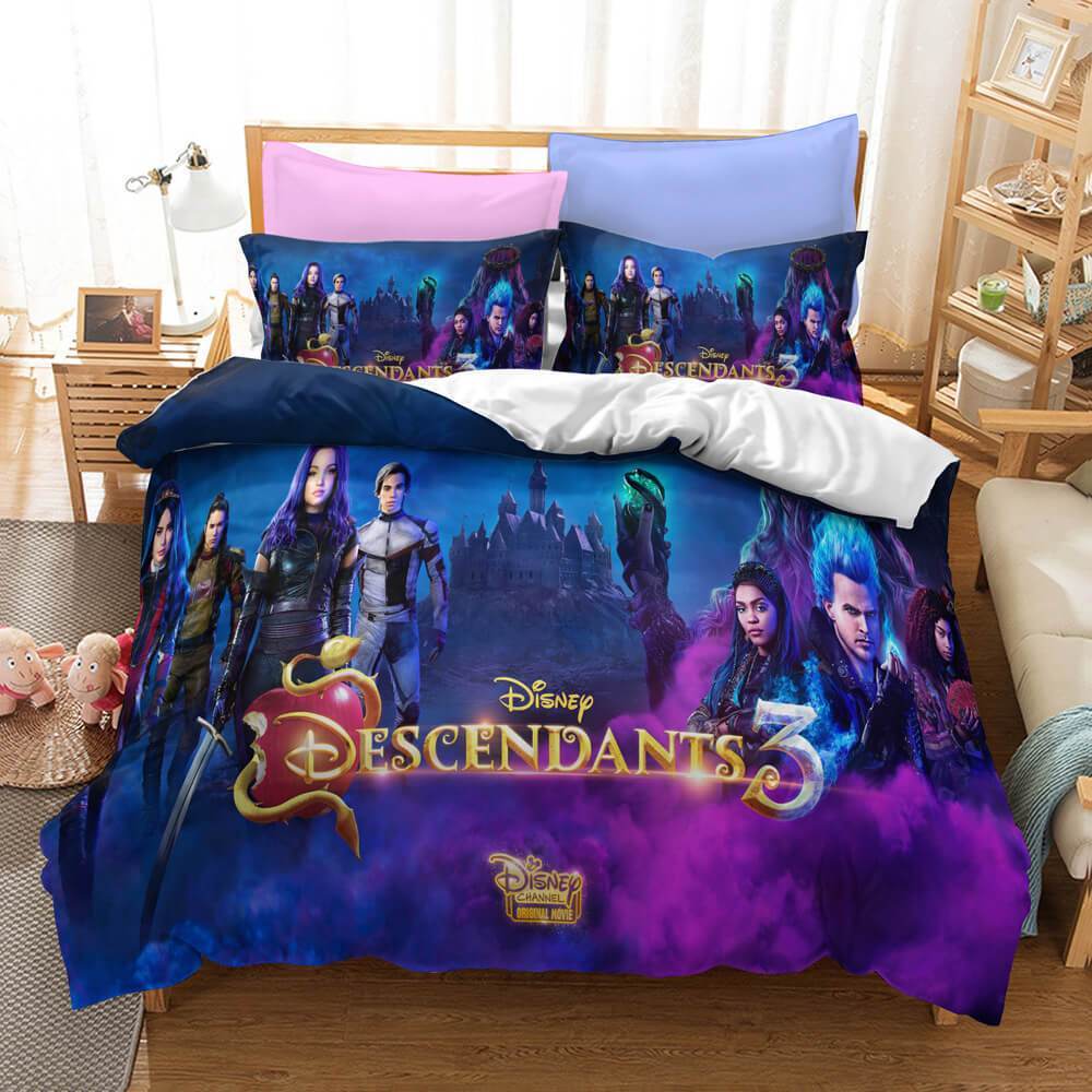 US 44.88 Descendants Cosplay Bedding Sets Duvet Covers Comforter Bed