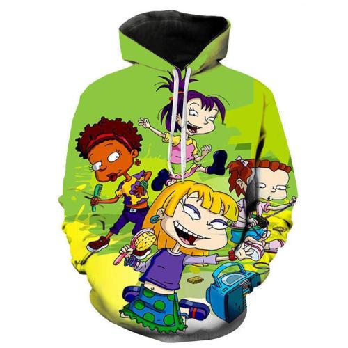 Rugrats In Paris Cartoon Anime Style 3 Cosplay Unisex 3D Printed Hoodie Sweatshirt Pullover