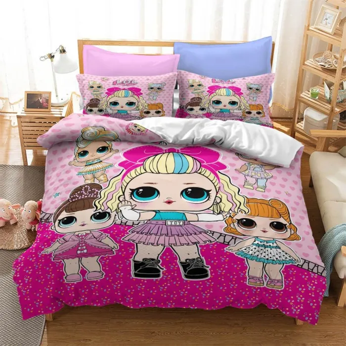 Lol Surprise Cosplay Bedding Set Duvet Covers Comforter Bed Sheets