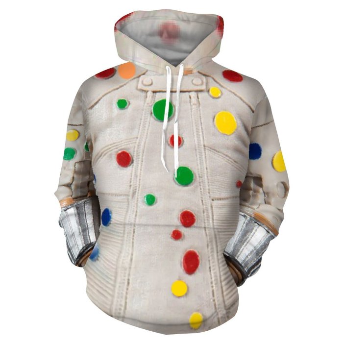 The Suicide Squad Movie Blood Sport Colorful Bot Beige Cosplay Unisex 3D Printed Hoodie Sweatshirt Pullover