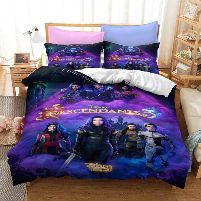 Descendants Cosplay Bedding Sets Duvet Covers Comforter Bed Sheets