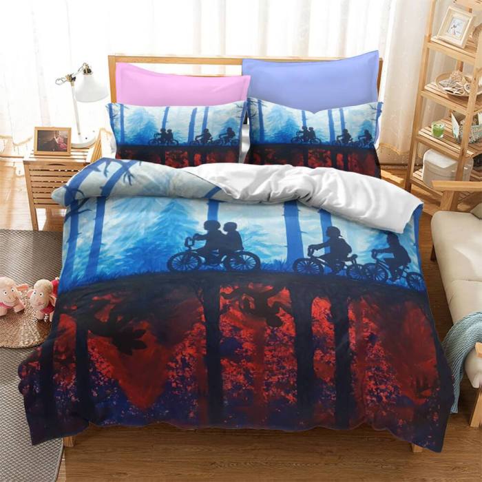 Stranger Things Cosplay Bedding Sets Duvet Covers Comforter Bed Sheets