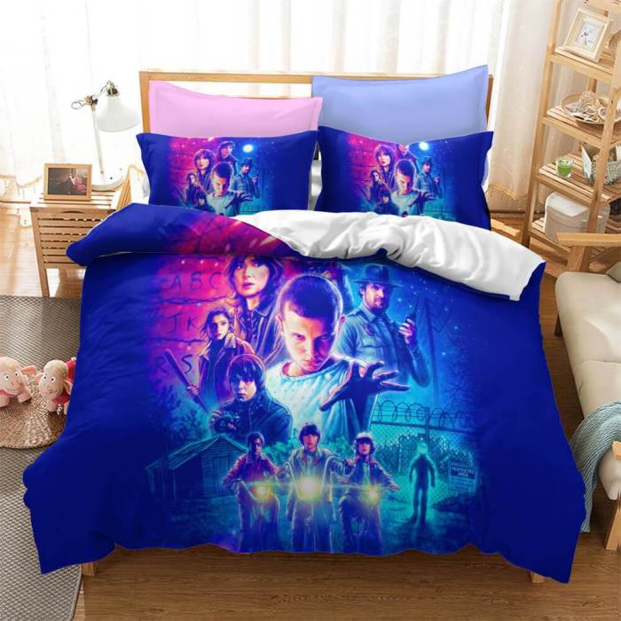 Stranger Things Cosplay Bedding Sets Duvet Covers Comforter Bed Sheets