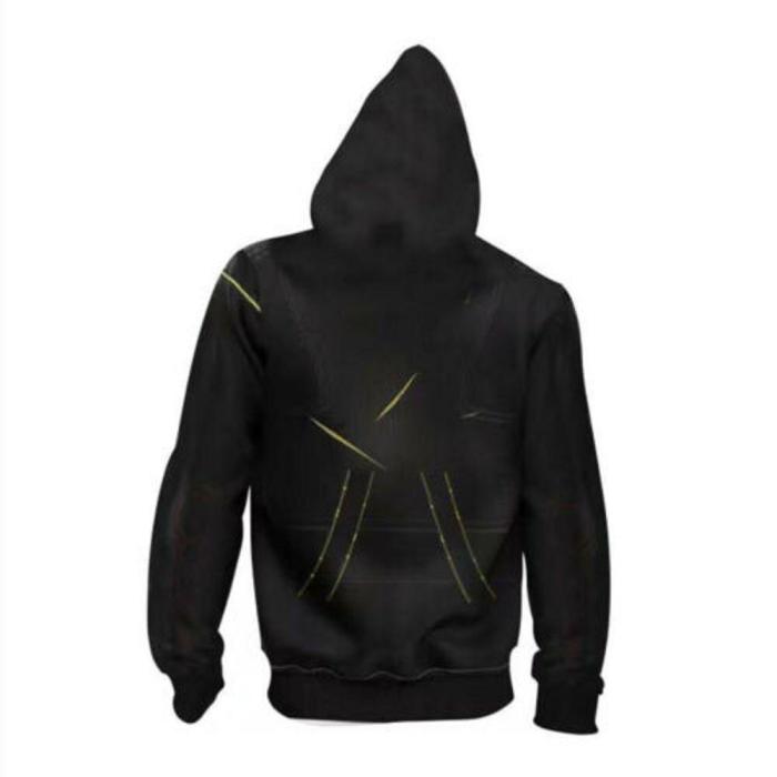 Loki Laufeyson Odinson God Of Evil Lies Movie Black Cosplay Unisex 3D Printed Hoodie Sweatshirt Jacket With Zipper