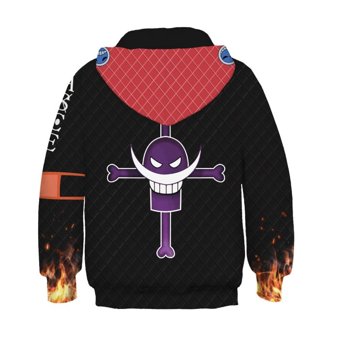 One Piece Anime  Style 2 Cosplay Kids 3D Print Sweatshirts Jacket Hoodies For Children