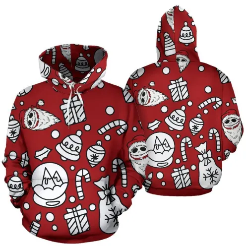 The Nightmare Before Christmas Anime Jack Sally 24 Unisex 3D Printed Hoodie Pullover Sweatshirt