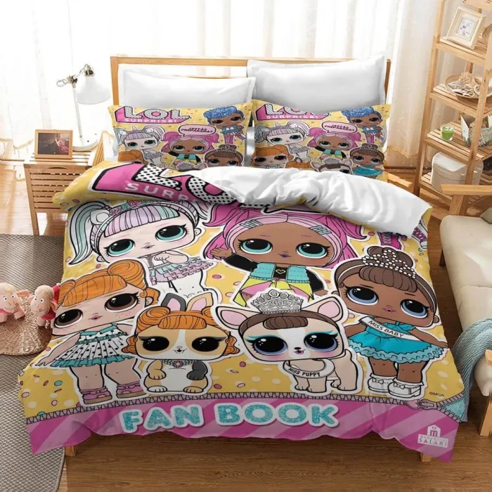 Lol Surprise Cosplay Bedding Set Duvet Covers Comforter Bed Sheets