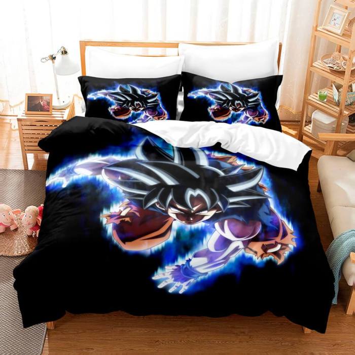 Anime Dragon Ball Bedding Sets Quilt Duvet Cover Bed Sheets Home Decor
